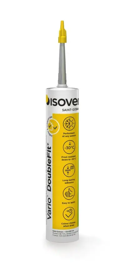Vario Double Fit+ – Adeziv etanșare pentru membrane și elemente constructive (310 ml)