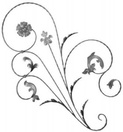 [P009989] Ornament central, 10-039/5, 112x76x3 cm