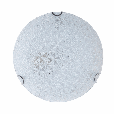 [P010292] Plafoniera moderna alb 2 x E27 60W