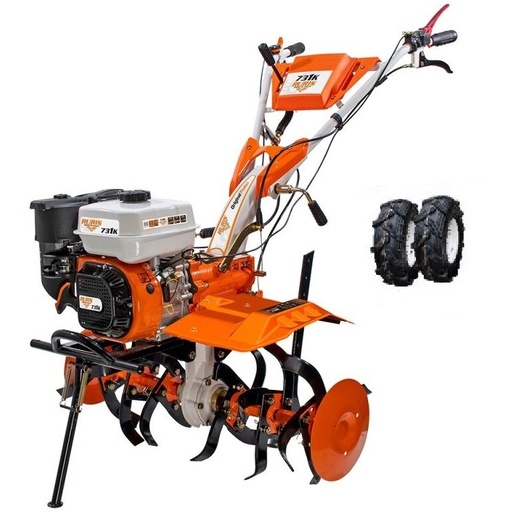 [P007193] Motosapă/motocultor RURIS 731K Start+roți cauciuc 5.00-8