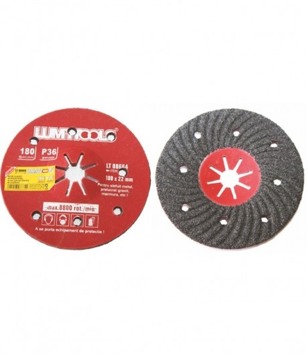 [P006342] Disc glazurat P36 pentru șlefuit metal, prelucrat granit, marmură, 125x22mm