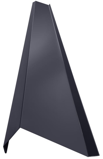 [P005166] Cornier de margine RAL 7016 gri antracit lucios pentru țiglă metalică, 0.4x208x2000 mm 