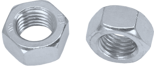 [P006016] Piuliță hexagonală simplă DIN934 din oțel zincat, M8