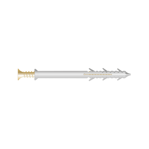 [P009651] Diblu cu holzșurub pentru construcții, Ø 6x40 mm, 8 buc