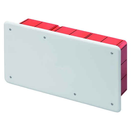 [P005345] Doză îngropată Gewiss pentru legături GW48007 capac alb, 294x152x70 mm