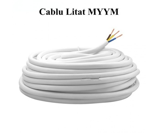 [P003886] Cablu electric MYYM /H05VV-F, 3x1 mmp, izolatie PVC