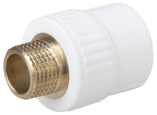 [P005994] Racord PP-R alb, 25x1/2'' fe