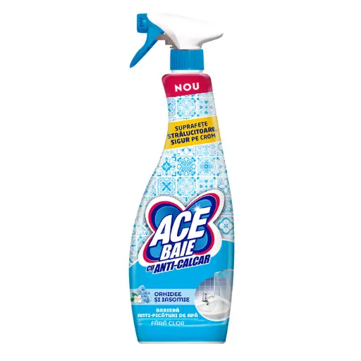 [P007270] ACE Spray, solutie anti-calcar, pentru baie, 650 ml