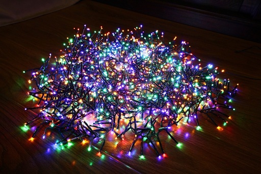 [P009406] Instalatie sir 200 LED, cu 8 functii, multicolor 10 m, interior