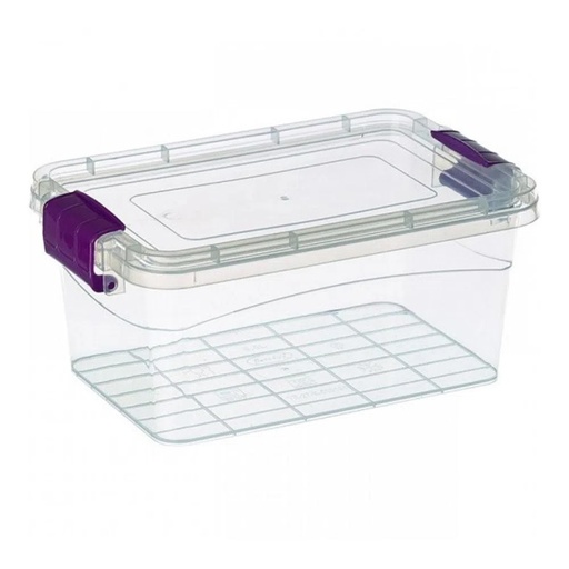 [P005346] Cutie depozitare cu capac Beta life cu închidere pe mâner, 47x31x19 cm, 20 l
