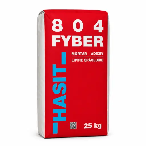 [P003790] Mortar adeziv HASIT 804 Fyber, pentru lipire și spacluire, 25 kg/sac