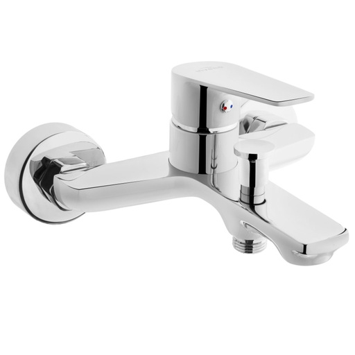 [P003299] Baterie monocomandă cadă-duş Invena Dokos crom lucios