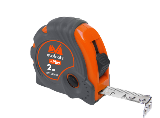 [P000122] Ruletă Evotools cu frănă, protecţie şi magnet, 19 mm x5 ml