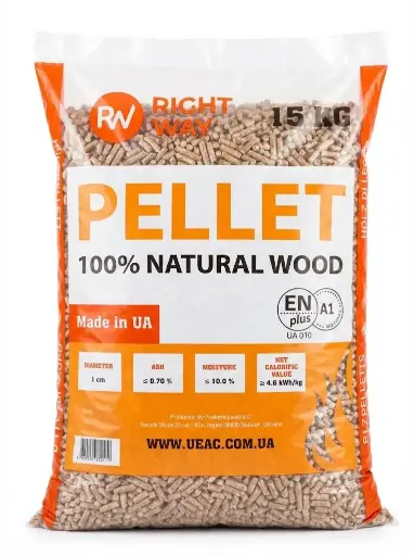 [P002699] Peleti rumeguș rășinoase 6 mm – PELLET, ENplus A1, 15 kg/sac