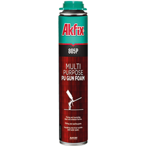 [P010131] Spumă PU monocomponentă pentru montaj 805P, aplicare cu pistol, 750 ml