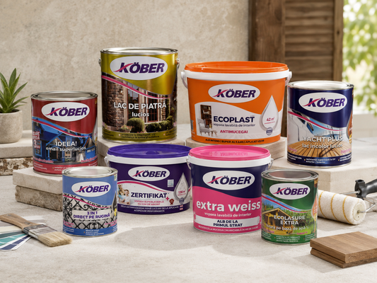 Promotie Kober la vopsele, emailuri si lacuri