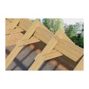 Surub pt. lemn cu cap saiba, TX 86X100 mm