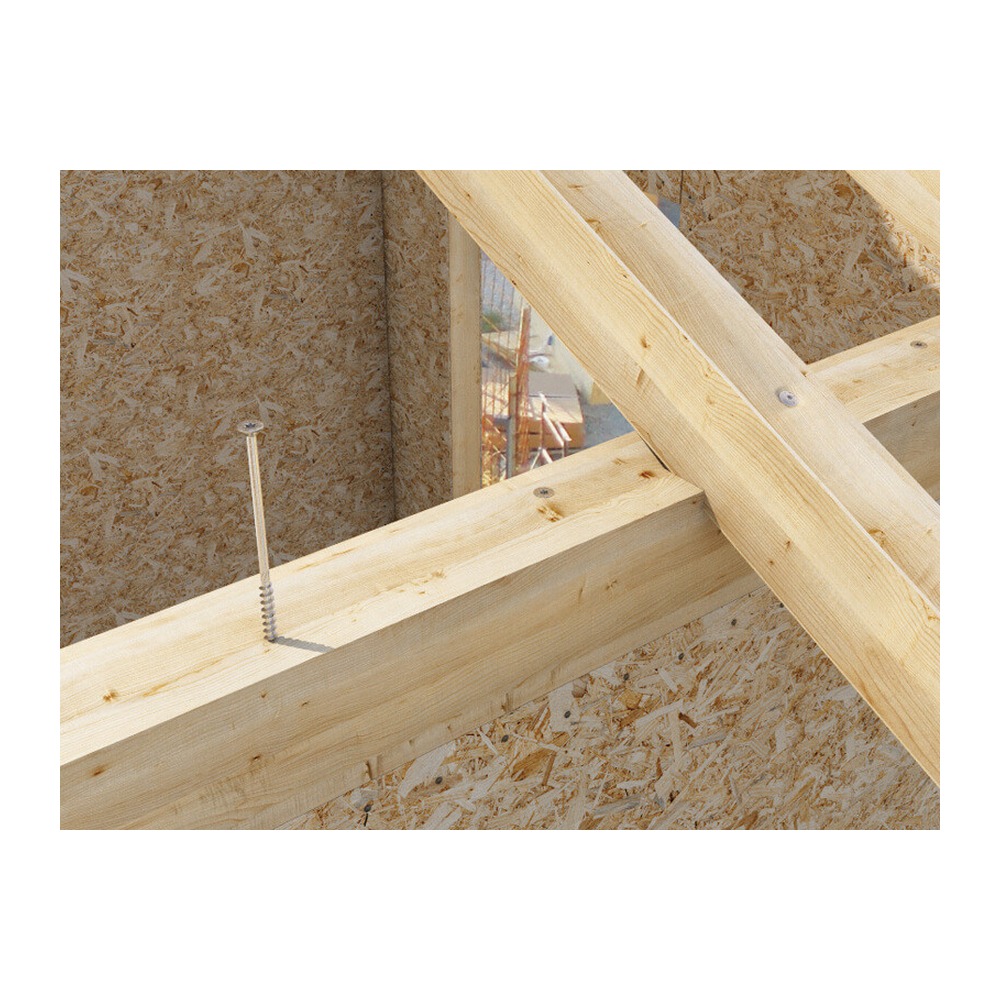 Surub pentru lemn cap inecat TX 8 x 220 zn Argintiu 