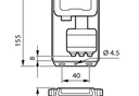 Proiector senzor LED 50W BVP164, Philips