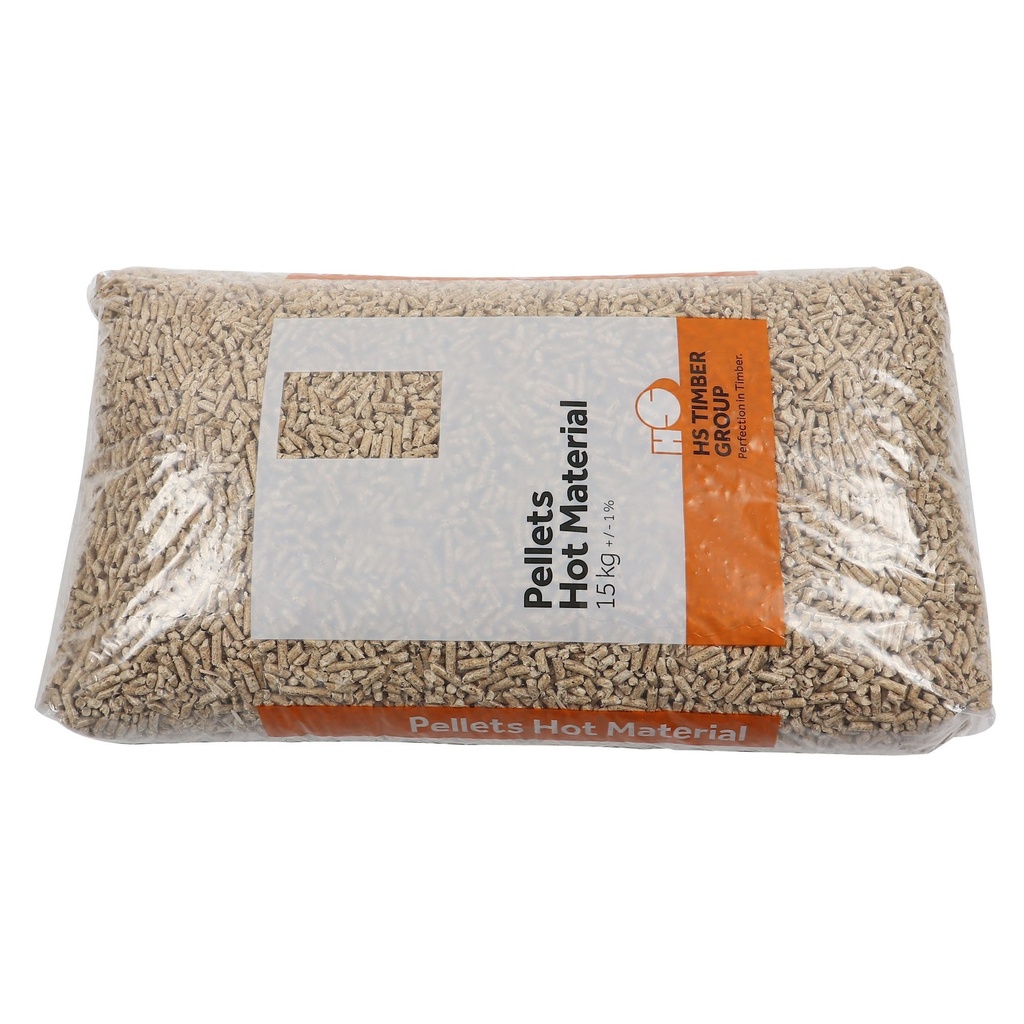 Peleti rumegus rasinoase – HS Timber Group (Schweighofer) ENplus A1, 15 kg/sac