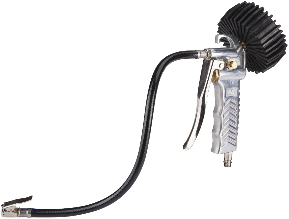 Pistol cu manometru pentru roti 400 mm 12 bari