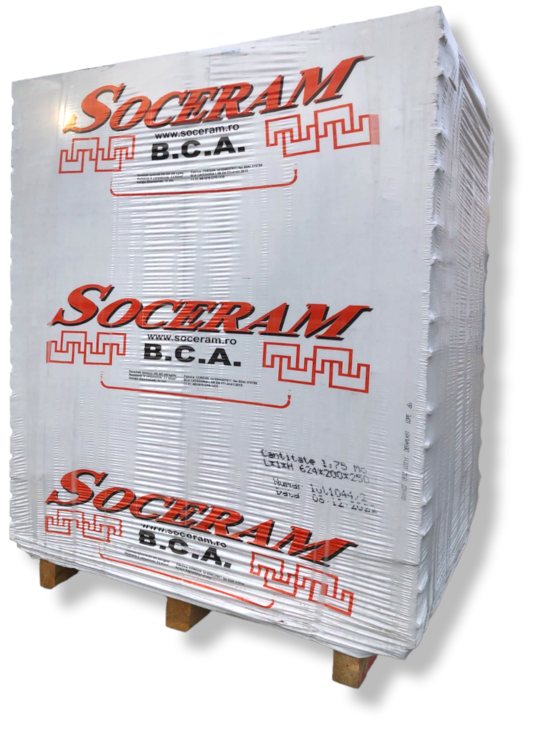 Bca soceram NF 100 x 250 x 624 1,75 mc/palet