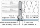 Knauf surub autofiletant FN 4,3 x 65 mm 250 buc/cutie