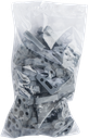 Distantier din plastic pentru plasa sudata DxH: 14x20 - 14x30 mm 50 buc/punga