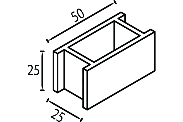 Boltar vibrati fundatie 20 x 24 x 50 cm Petra 60 buc/palet