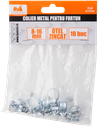 Colier metal pentru furtun D: 25-40 mm 10 buc/set