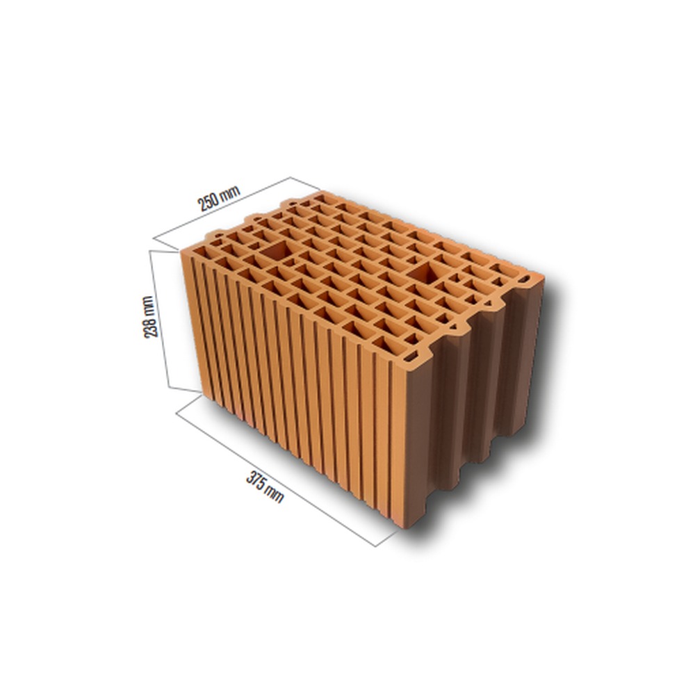 Cărămidă Brikston BKS 25 NF, 375x250x238 mm, 60 buc/palet