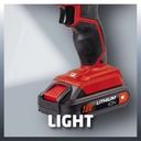 Mașină de găurit/înșurubat TC-CD 18-2 Li cu 2 acumulatori 18 V Li-Ion, 38 Nm