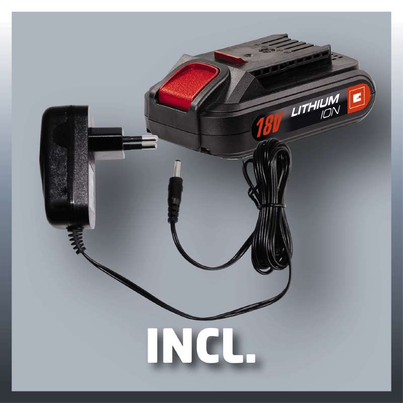 Mașină de găurit/înșurubat TC-CD 18-2 Li cu 2 acumulatori 18 V Li-Ion, 38 Nm