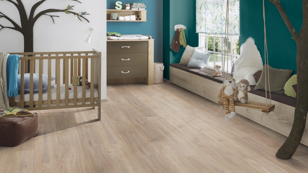 Parchet laminat Krono Original Variosept Classic 5966, Khaki Oak, 1285x192x8 mm