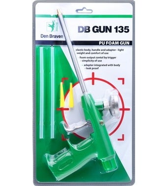Pistol PU universal NBS DB gun 135 blister 35534