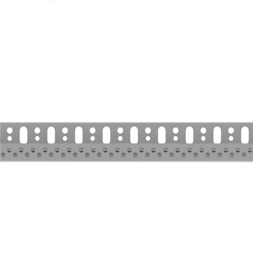 Profil de soclu U. din aluminiu pentru termosistem, 1 x 153 x 2500 mm
