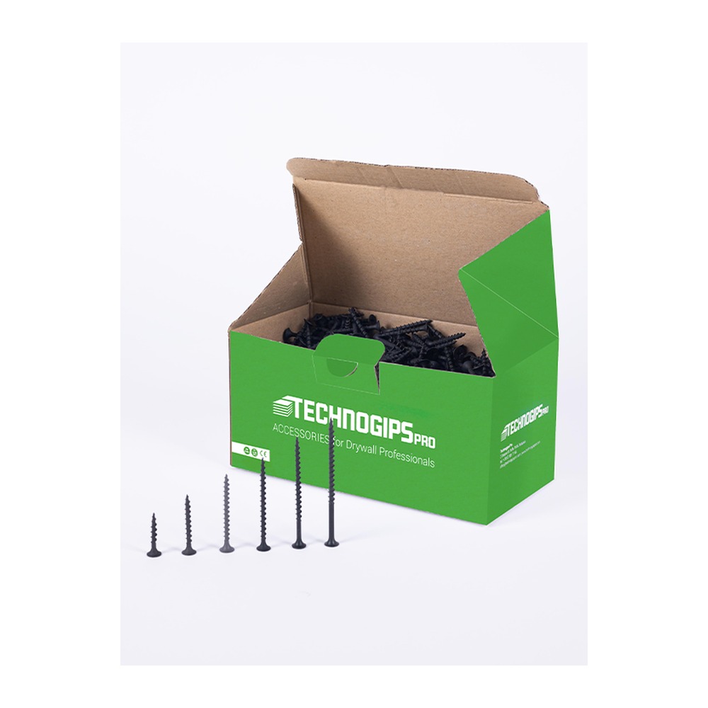 Surub autofiletant Technogips TX 3.5x75 mm, pentru lemn 500 buc/cutie