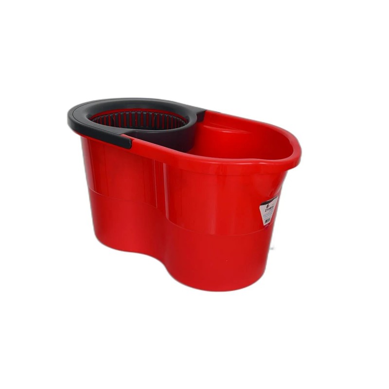 Găleată pentru mop cu pedală+2 rezerve 100% microfibră 16l