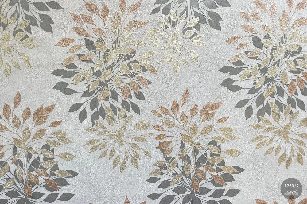 Tapet de vinil model COLIBRI decor, fumuriu art. 1250/2