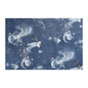 Tapet vinil COSMOS decor albastru inchis art. 5-1351