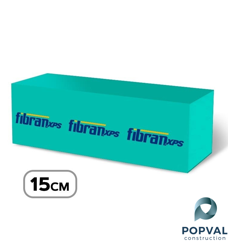 Polistiren extrudat FIBRANxps 300-L 150x600x1250 mm 2 placi/pachet 1.5 mp