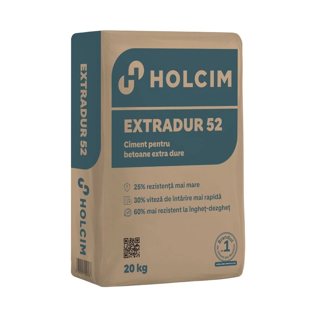 Ciment ExtraDur 52® Cem I 52.5 R 20 kg/sac