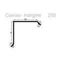 Cornier de margine RAL7016 gri lucios pentru țiglă metalică 0,4x208x2000 mm