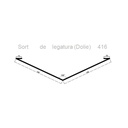 Dolie RAL 7016 gri pentru țiglă metalică 0,4x416x2000 mm