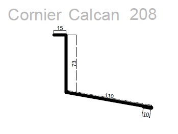 Racord calcan (3011) lucios 2000 mm