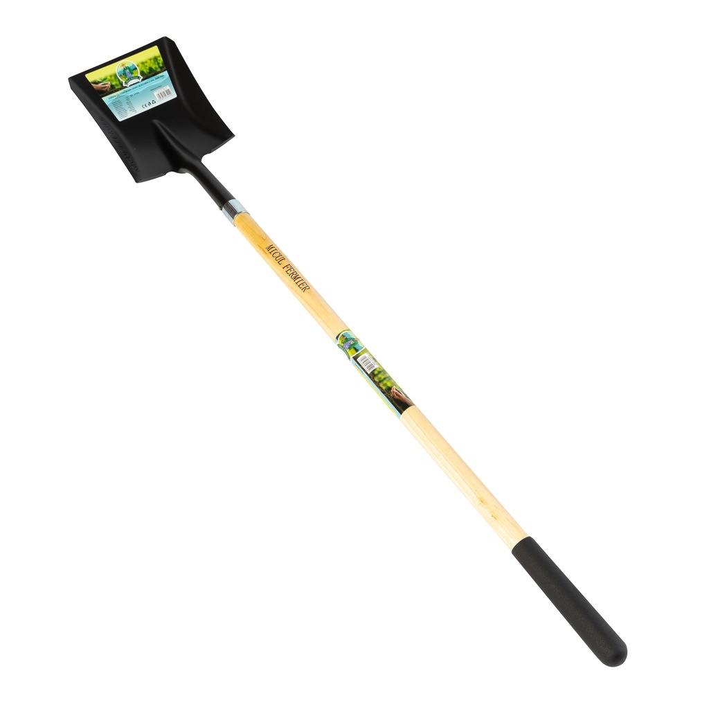 Lopata cu coada lemn, 282x238x1.5 mm, lungime 1500 mm