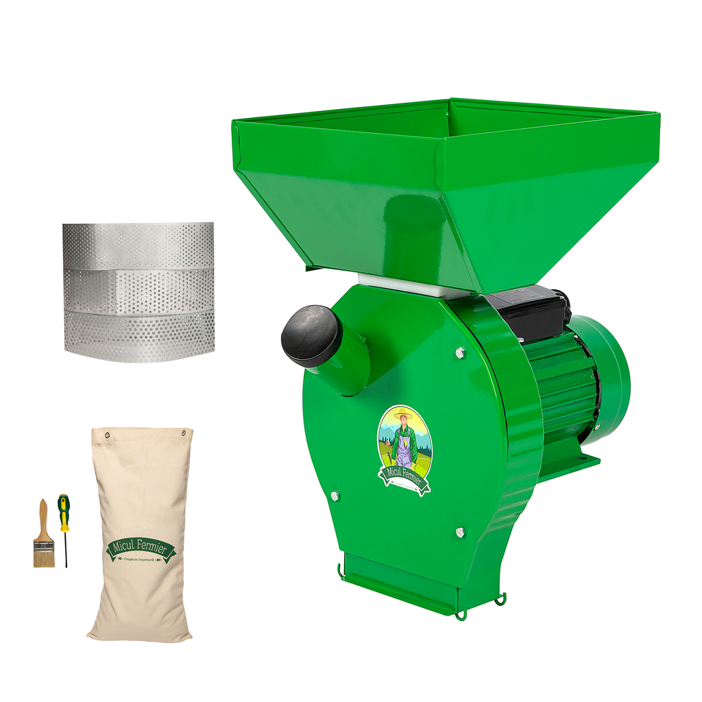 Moara nr 2, 3.9 KW cu sac, cuva mare, suport metalic