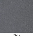 Boltar BAROC, element gard, 48x20x20 cm, negru