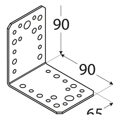 KL4 - Colțar 90x90x65x2,5 mm