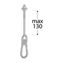 Cârlig pentru leagăn A m12 130 mm